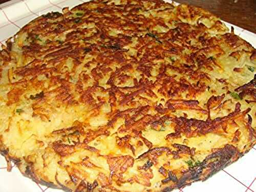 ROSTI DE POMME DE TERRE