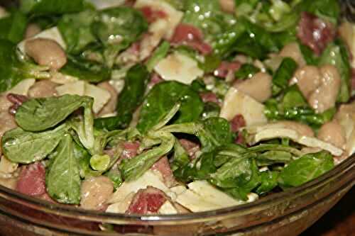 SALADE DE HARICOTS TARBAIS, MAGRETS, FROMAGE BASQUE