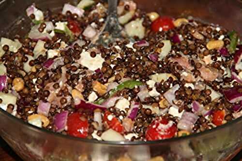 SALADE DE LENTILLES A LA FETA