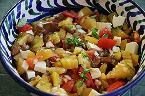 SALADE DE TOMATES TRICOLORES