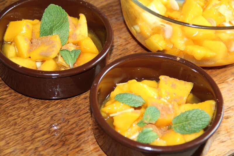 SALADE FRAICHE MANGUE ET CITRONNELLE