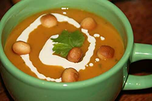 SOUPE AUX LEGUMES D'HIVER ET D'ANTAN, PARFUM CURRY ET CORIANDRE