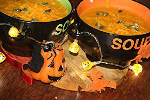 SOUPE ORANGE D'HALLOWEEN