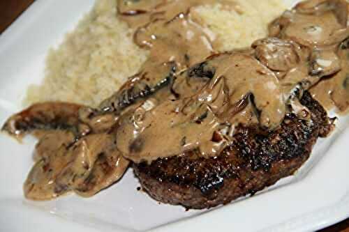 STEAKS HACHES SAUCE FORESTIERE