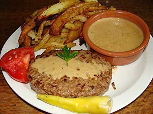 STEAKS HACHES SAUCE ROQUEFORT