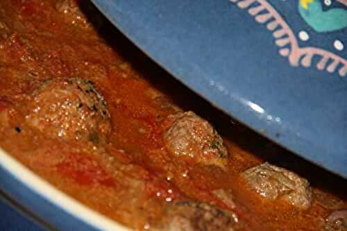 TAJINE DE BOULETTES DE KEFTA