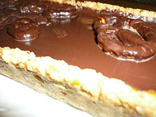 TARTE AU CHOCOLAT ET BRETZELS