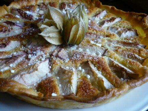 TARTE AUX NECTARINES BLANCHES