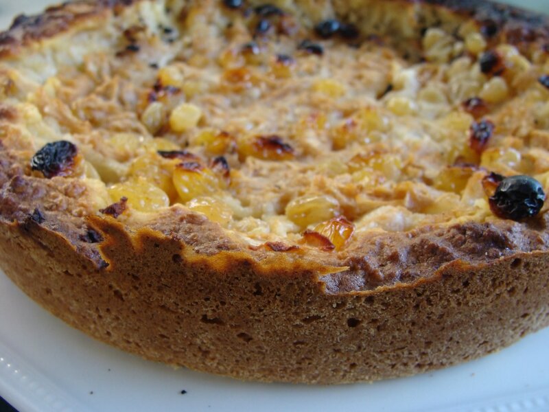 TARTE AUX POIRES RAPEES