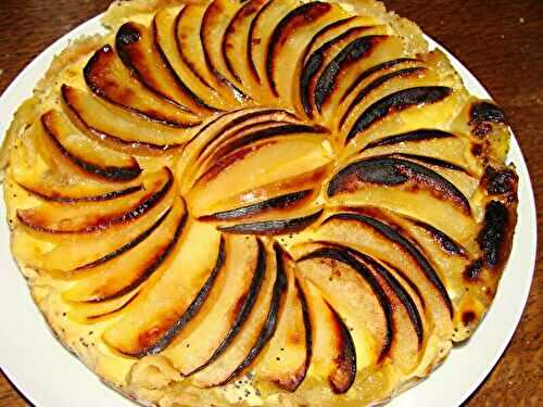 TARTE AUX POMMES ET GRAINES DE PAVOT