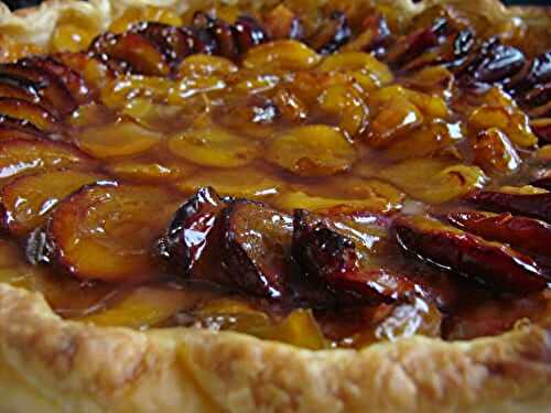 TARTE AUX TROIS PRUNES