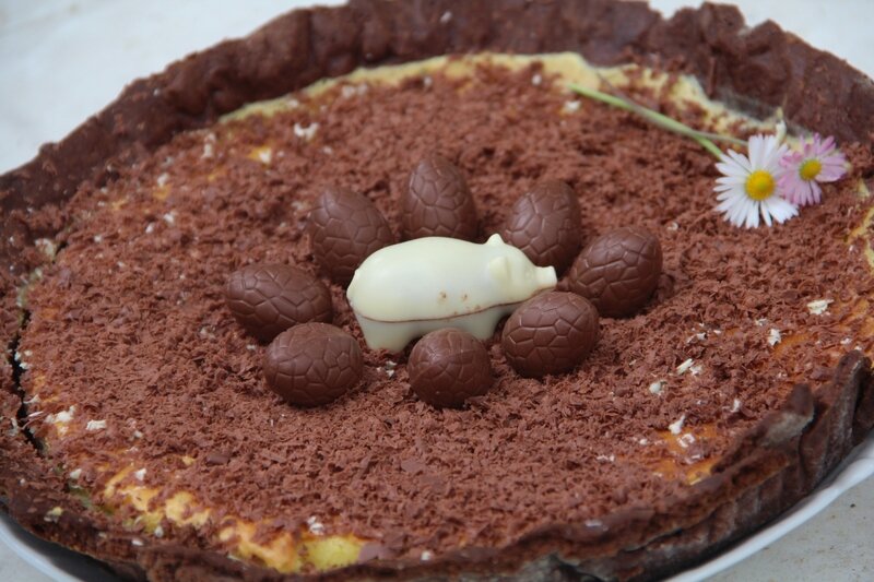 TARTE DE PAQUES AUX TROIS CHOCOLATS