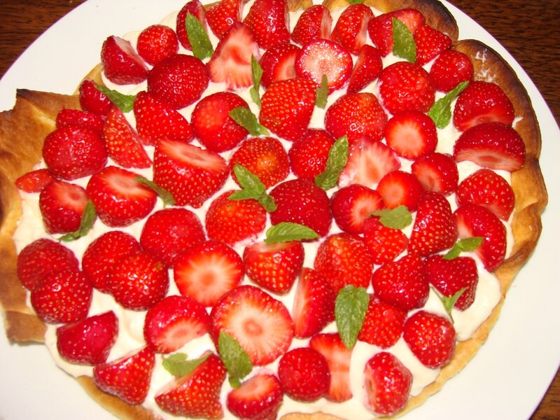 TARTE FRAISES CHANTILLY