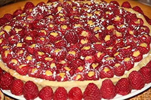 TARTE FRAMBOISES COCO PASSION