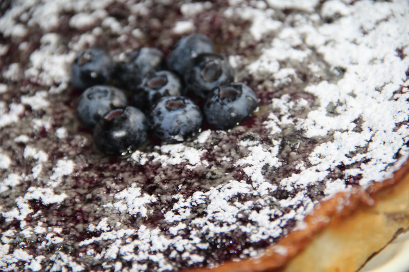 TARTE RAPIDE AUX MYRTILLES ET AU LEMON CURD