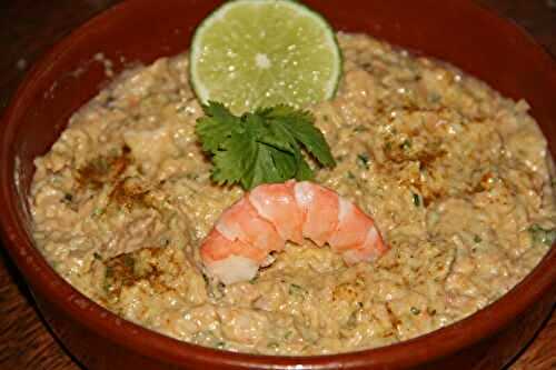 TARTINADE DE CREVETTES AU CURRY