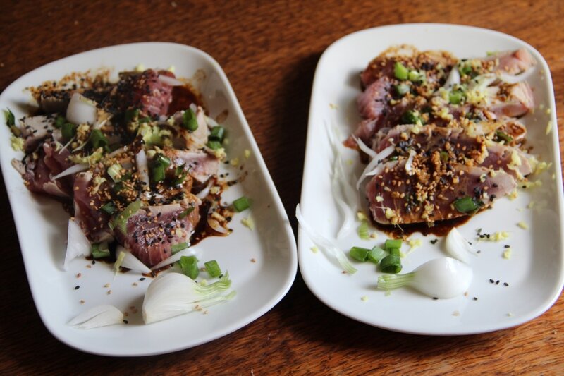 TATAKI DE THON, SESAME ET GINGEMBRE