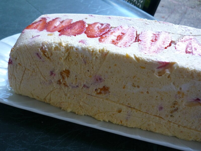 TERRINE FRAISES ET MANGUES