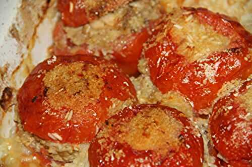 TOMATES FARCIES AU VEAU ET FROMAGE FRAIS