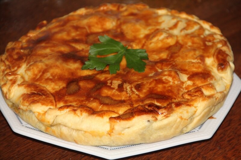 TOURTE DE POULET A LA RUSSE