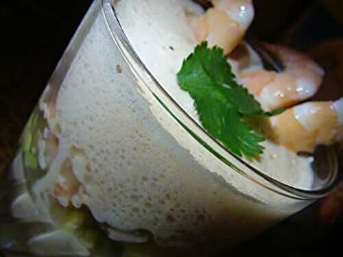 VERRINE DE CRABE, PAMPLEMOUSSE ET AVOCAT