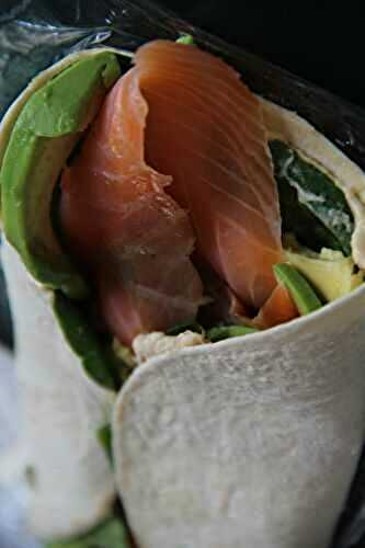 WRAPS AVOCAT CREVETTES & WRAPS SAUMON AVOCAT