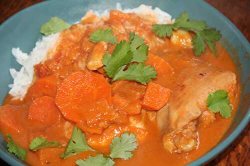 MAFE AU POULET ET CACAHUETES, DU SENEGAL