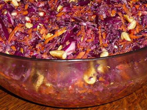 COLESLAW ROUGE A L'ORIENTALE