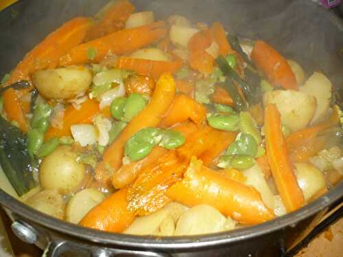 JARDINIERE DE LEGUMES NOUVEAUX A L'AIL DES OURS