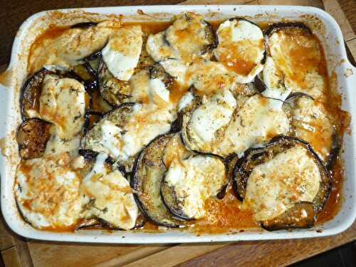 GRATIN D’AUBERGINES A LA SICILIENNE