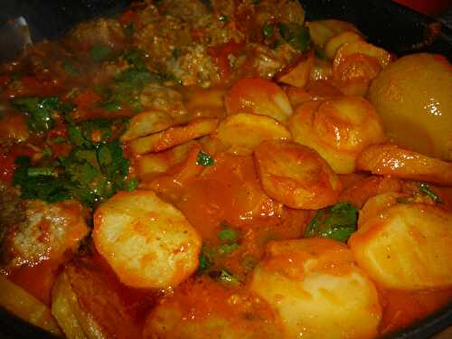 TAJINE DE BOULETTES DE SARDINES