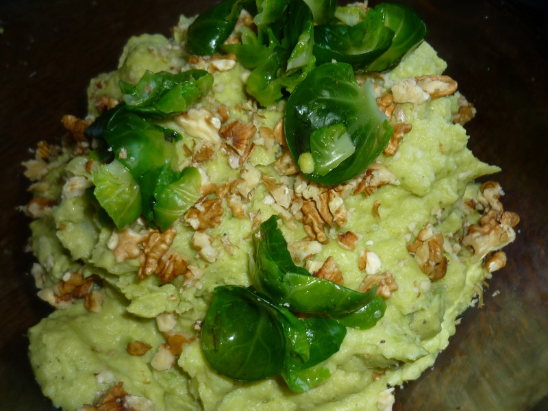 PUREE AUX CHOUX DE BRUXELLES ET POMMES DE TERRE