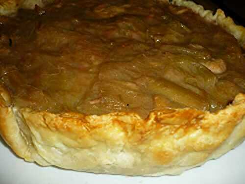 TARTE RHUBARBE BANANE