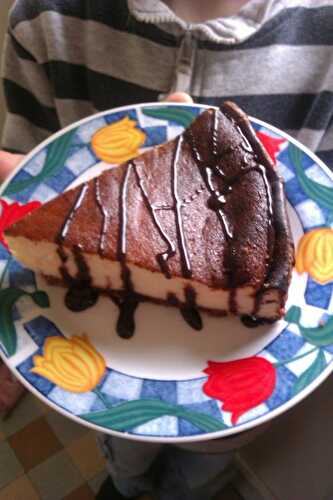 Cheese cake a la vanille