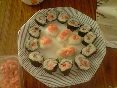 Comment faire des nigiri-sushis et maki-sushis.