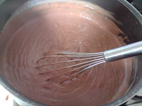 Créme mousseline au chocolat - bienvenue dans la cuisine de Carole