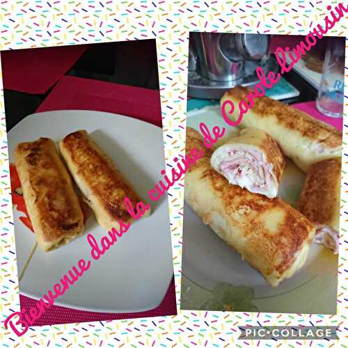 Crêpes salées de Cyril Lignac garnies