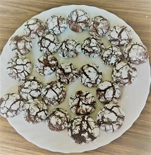 Les crinkles : des petits gâteaux moelleux au chocolat