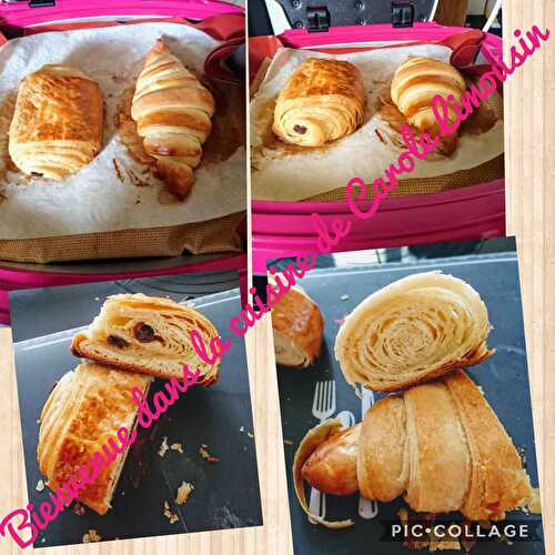 Pâte levée feuilletée (pour viennoiseries)appelé aussi pâte à croissant mais faites au companion et cuit au cake factory