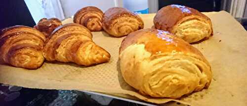 Pâte levée feuilletée (pour viennoiseries)appelé aussi pâte à croissant