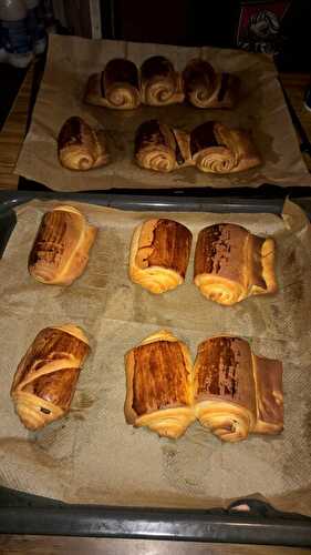 Petit pains au chocolat et croissants au beurre(2éme recette)