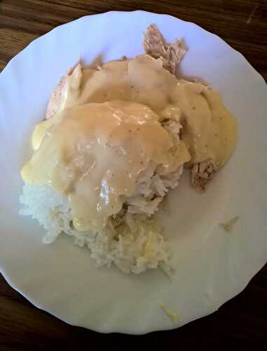 Poule au riz et sa Sauce suprême (cookéo) - bienvenue dans la cuisine de Carole