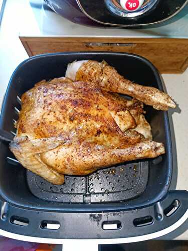 Poulet entier cuit dans ma friteuse à air chaud xiaomi