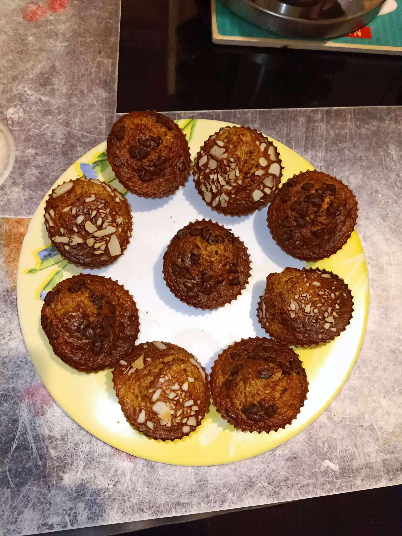 Muffins healthy bananes et flocons d’avoine 
