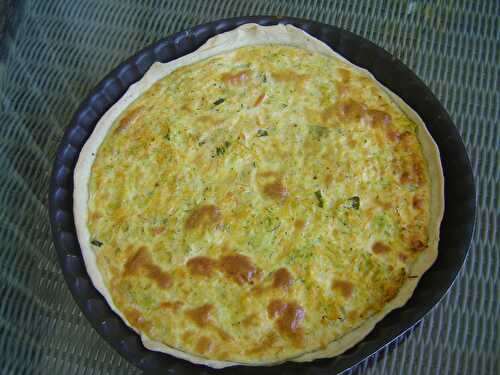 Une tarte aux légumes!!!!