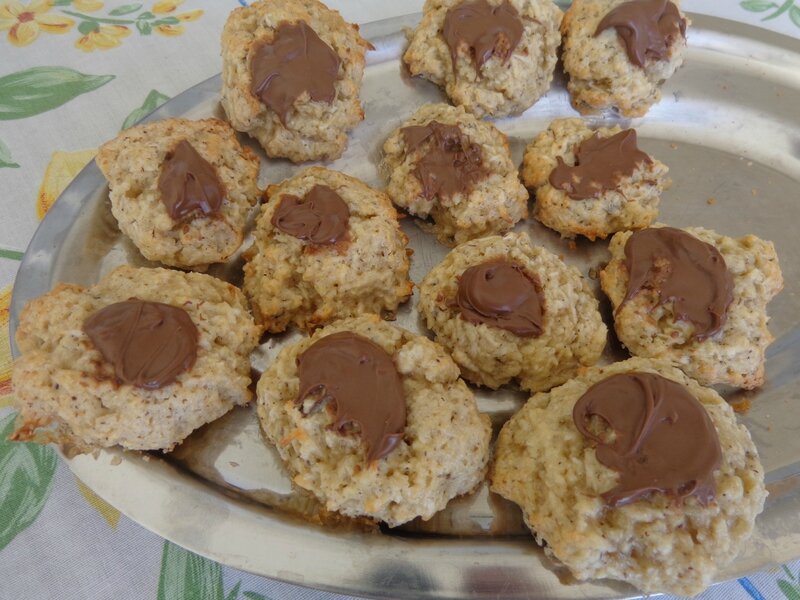 Biscuits coco nutella