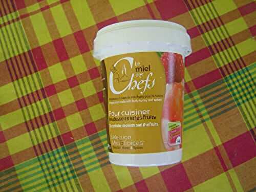 Nouveau produit à base de miel reçu
