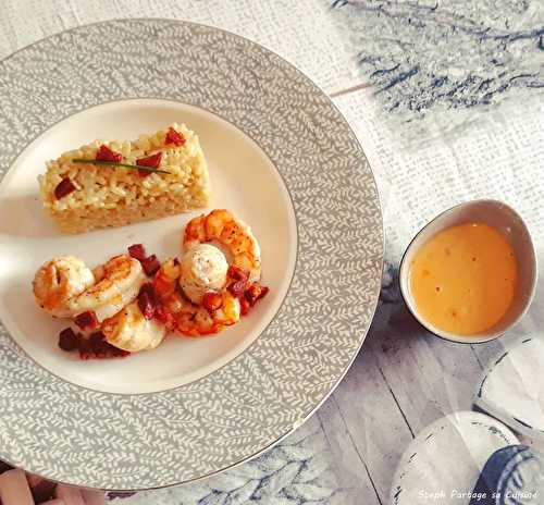 Filets de sole et sauce au chorizo