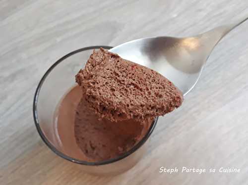 Mousse au chocolat au piment d'Espelette - Steph Partage sa Cuisine