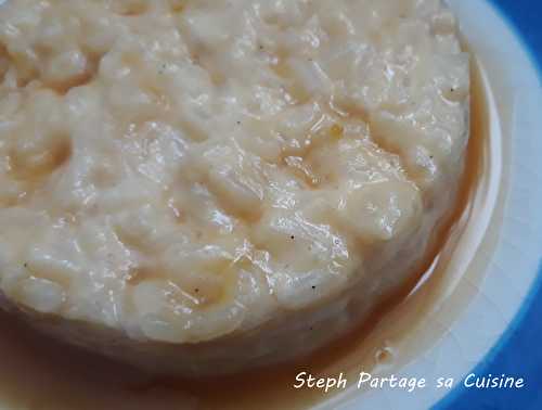 Riz au lait et caramel de mandarine - Steph Partage sa Cuisine